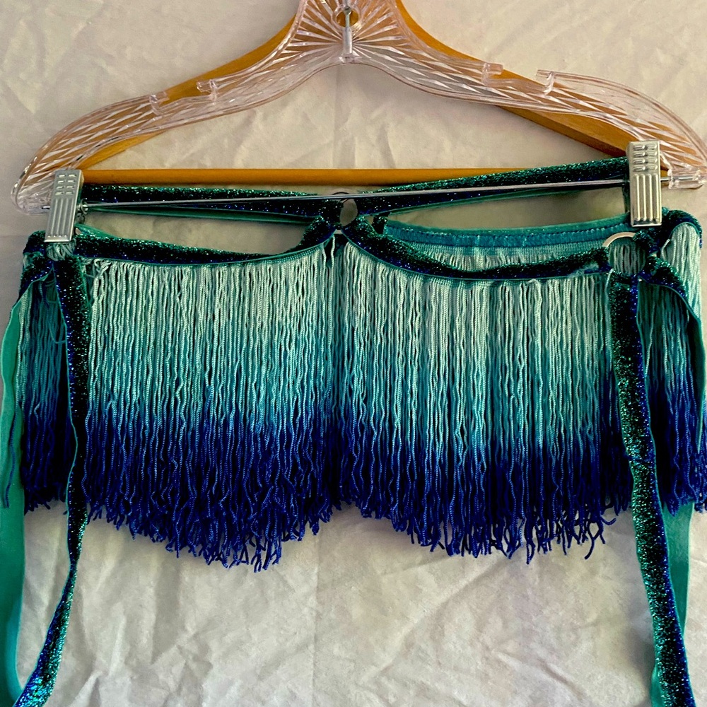 4 piece Festival Hooper Bundle set with Fringe Skirt and glow harness
